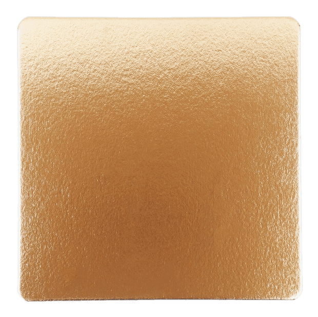 Подложка под торт 300*300 мм, толщина 1,5 мм, золото/жемчуг Pasticciere