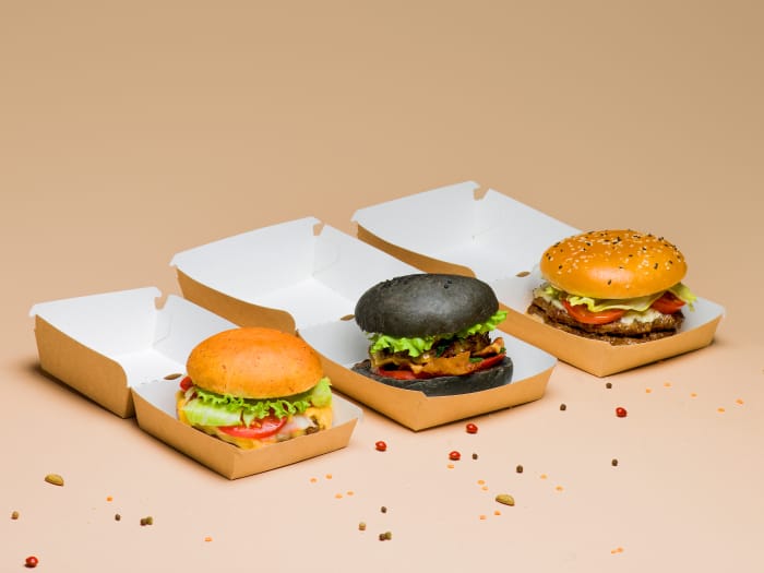 Упаковка бумажная для гамбургеров 150*150*110 мм OSQ BURGER XL КРАФТ Упаковка бумажная для гамбургеров 150*150*110 мм OSQ BURGER XL КРАФТ