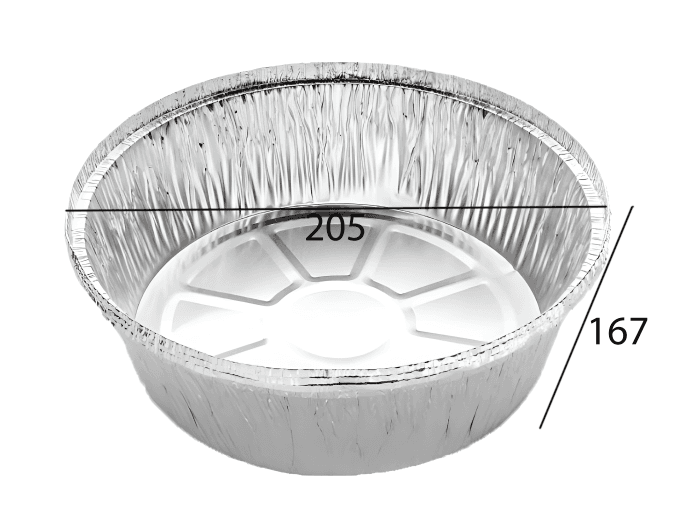 Касалетка круглая 1405 мл D-205мм/Н167мм без крышки Касалетка круглая 1405 мл D-205мм/Н167мм без крышки
