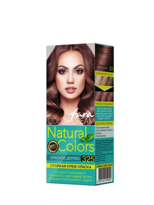 Краска для волос FARA Natural Colors 150г, 325 Красное дерево Краска для волос FARA Natural Colors 150г, 325 Красное дерево