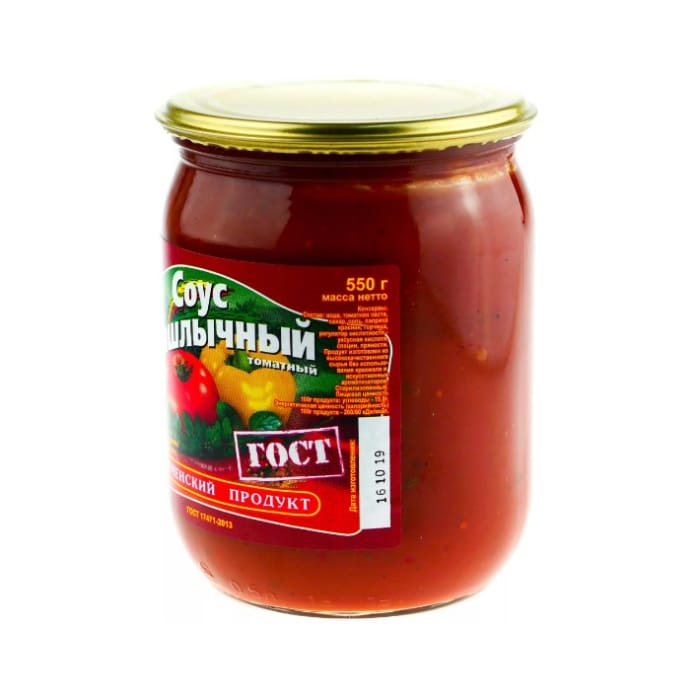 Соус 550 гр СКО, Шашлычный Соус 550 гр СКО, Шашлычный