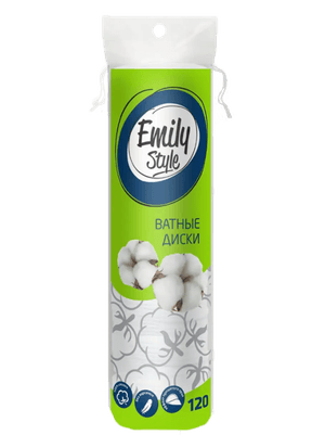 Ватные диски "Emily Style" (120 шт.упак) Ватные диски "Emily Style" (120 шт.упак)