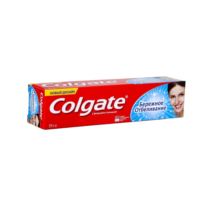 Зубная паста 50 мл "Colgate", Бережное отбеливание Зубная паста 50 мл "Colgate", Бережное отбеливание