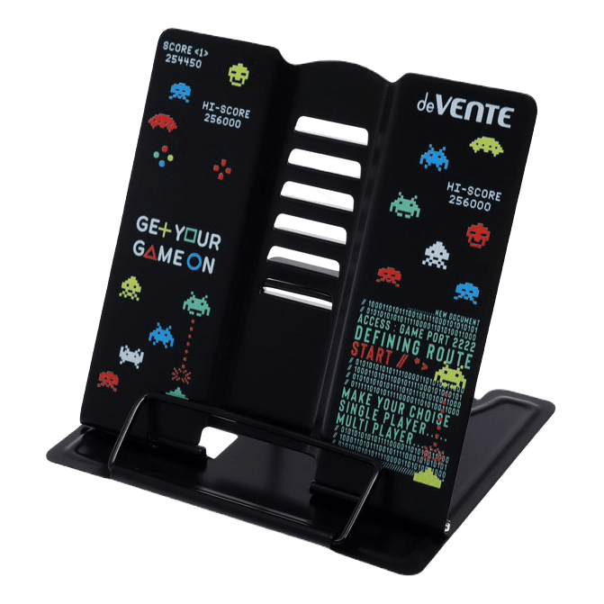 Подставка для книг "deVENTE" 154*152 черно/зеленая, металлическая Подставка для книг "deVENTE" 154*152 черно/зеленая, металлическая